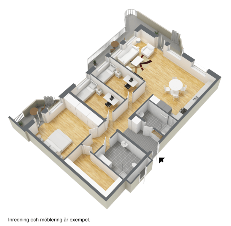 4 rok · 104 m² i Halmstad – bild 5