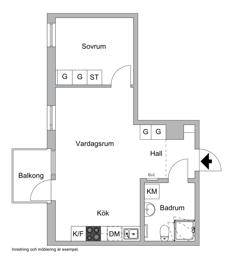 2 rok · 40 m² i Halmstad – bild 6