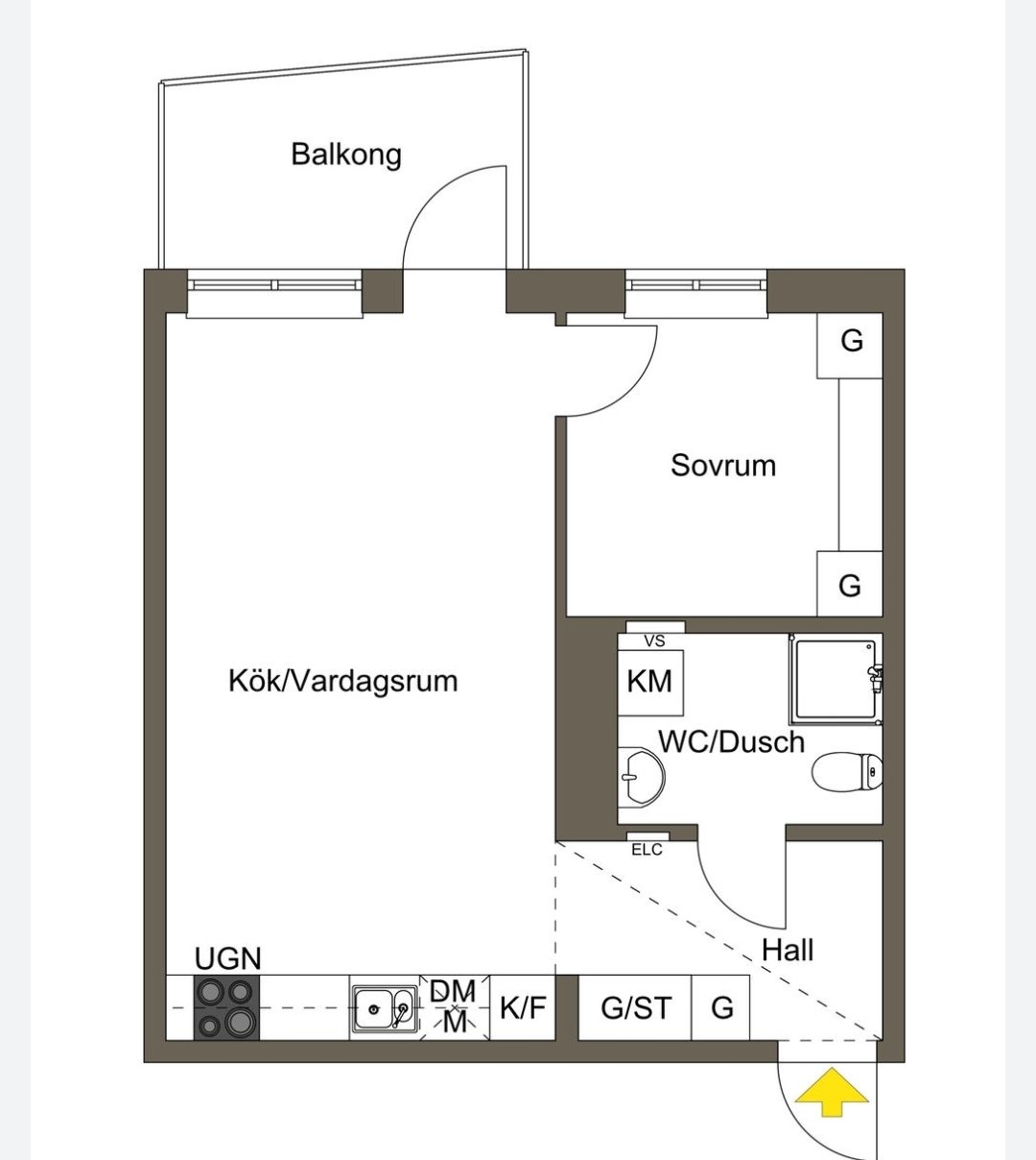 Lägenhet, 2 rooms, 42 sqm, Sundbyberg – bild 23