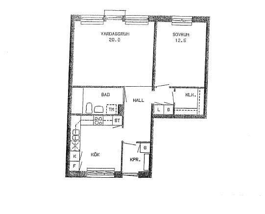 2 rok · 65 m² i Östersund – bild 2