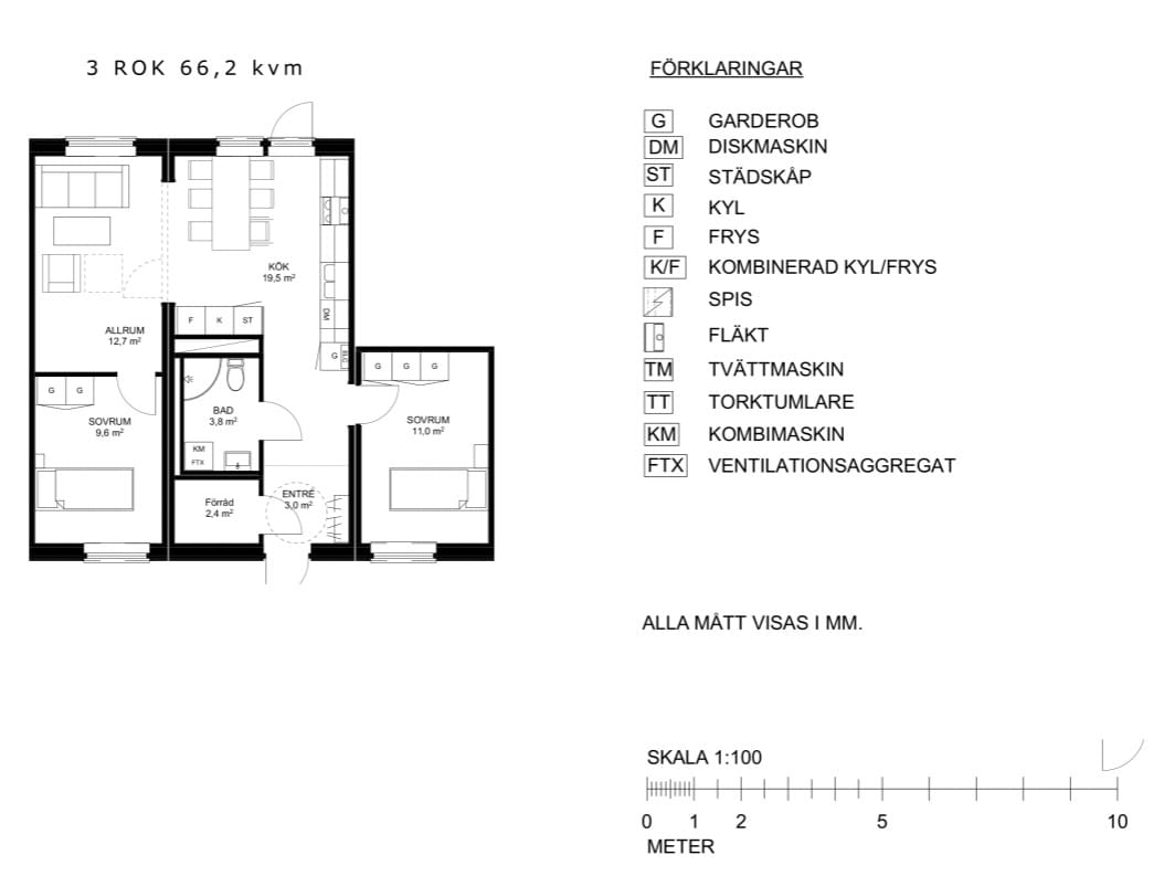 3 rok · 66 m² i Sävsjö – bild 15