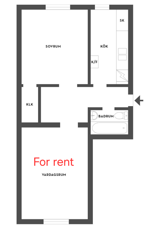 Lägenhet, 3 rooms, 20 sqm, Lund – bild 8