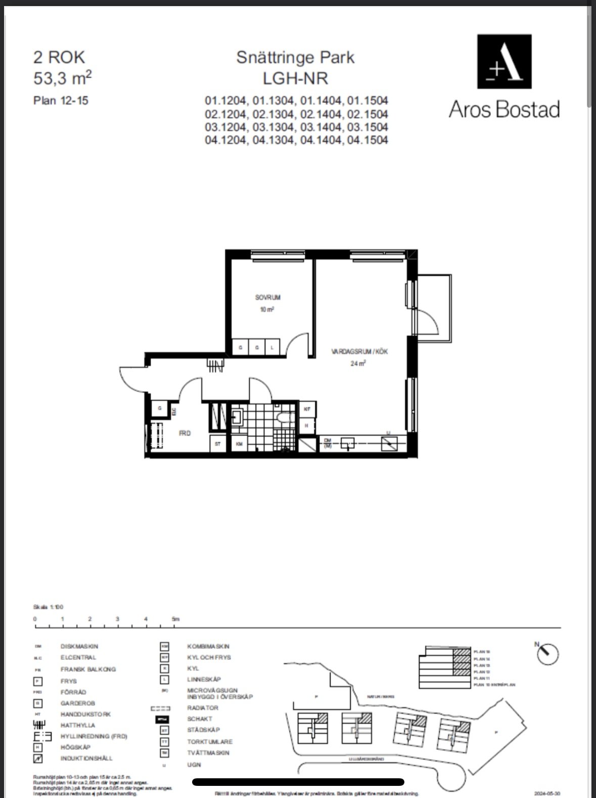 Lägenhet, 2 rooms, 53 sqm, Huddinge – bild 8