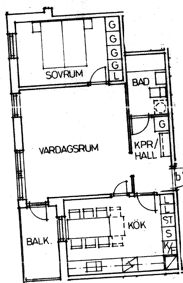 Lägenhet, 2 rooms, 60 sqm, Klippan – bild 5