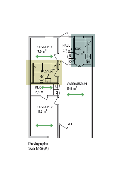 3 rok · 59 m² i Lund – bild 10