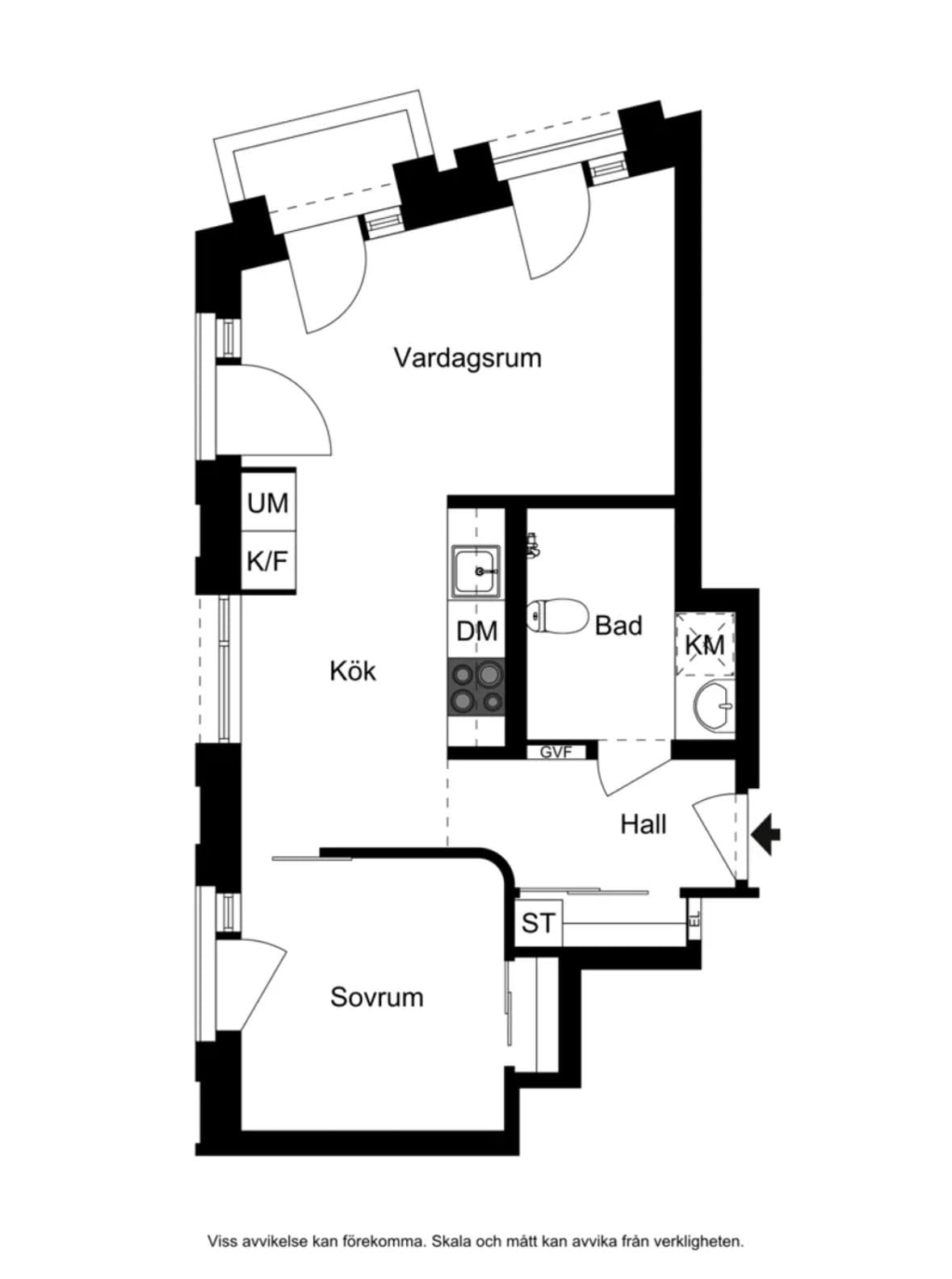 2 rok · 45 m² i Stockholm – bild 2