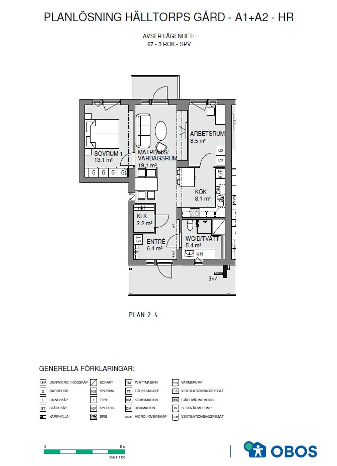 Lägenhet, 3 rooms, 67 sqm, Trollhättan – bild 2