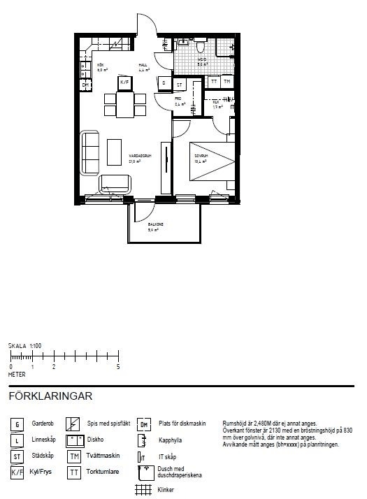 2 rok · 53 m² i Linköping – bild 14