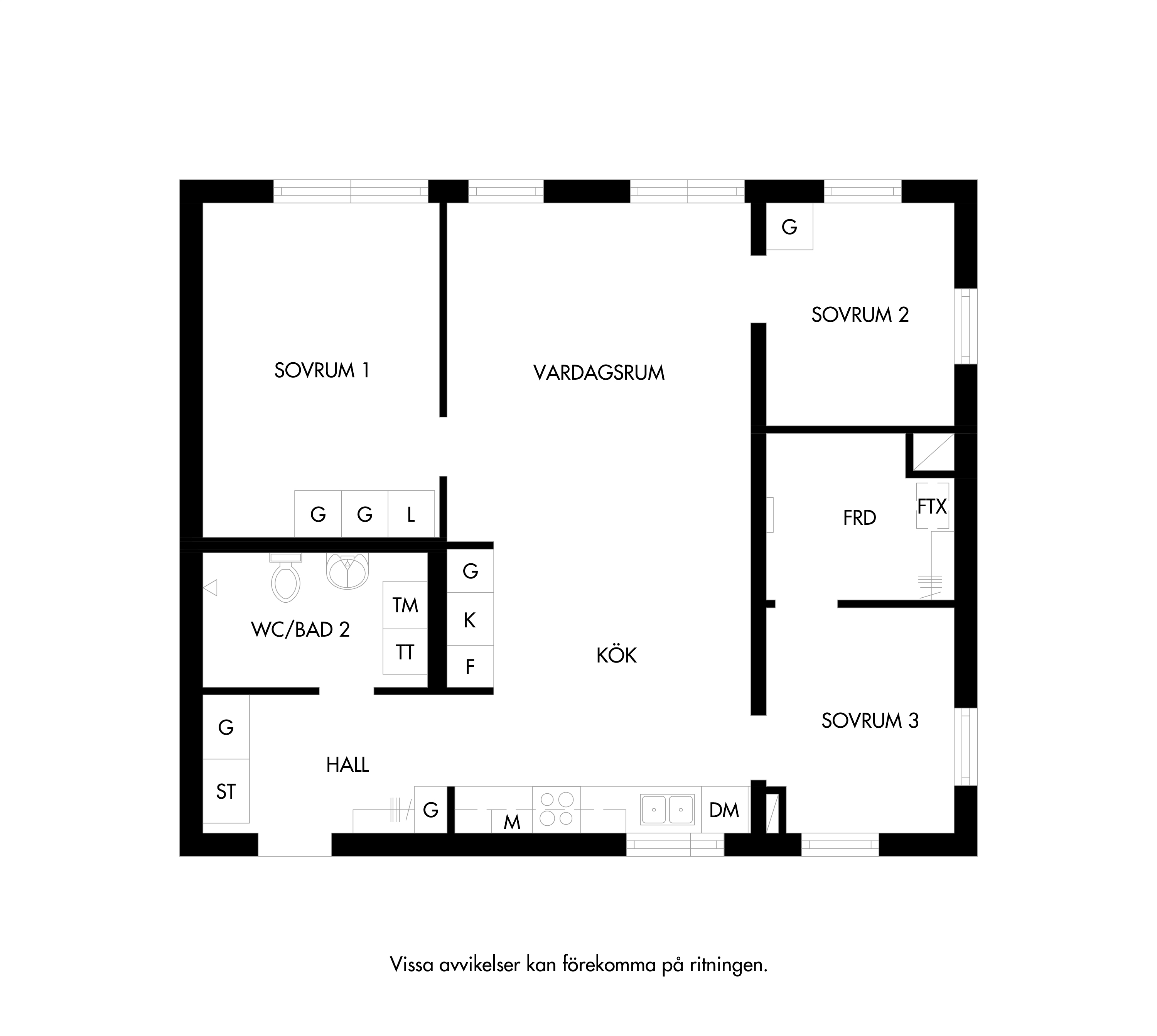 Lägenhet, 4 rooms, 80 sqm, Kristianstad – bild 15