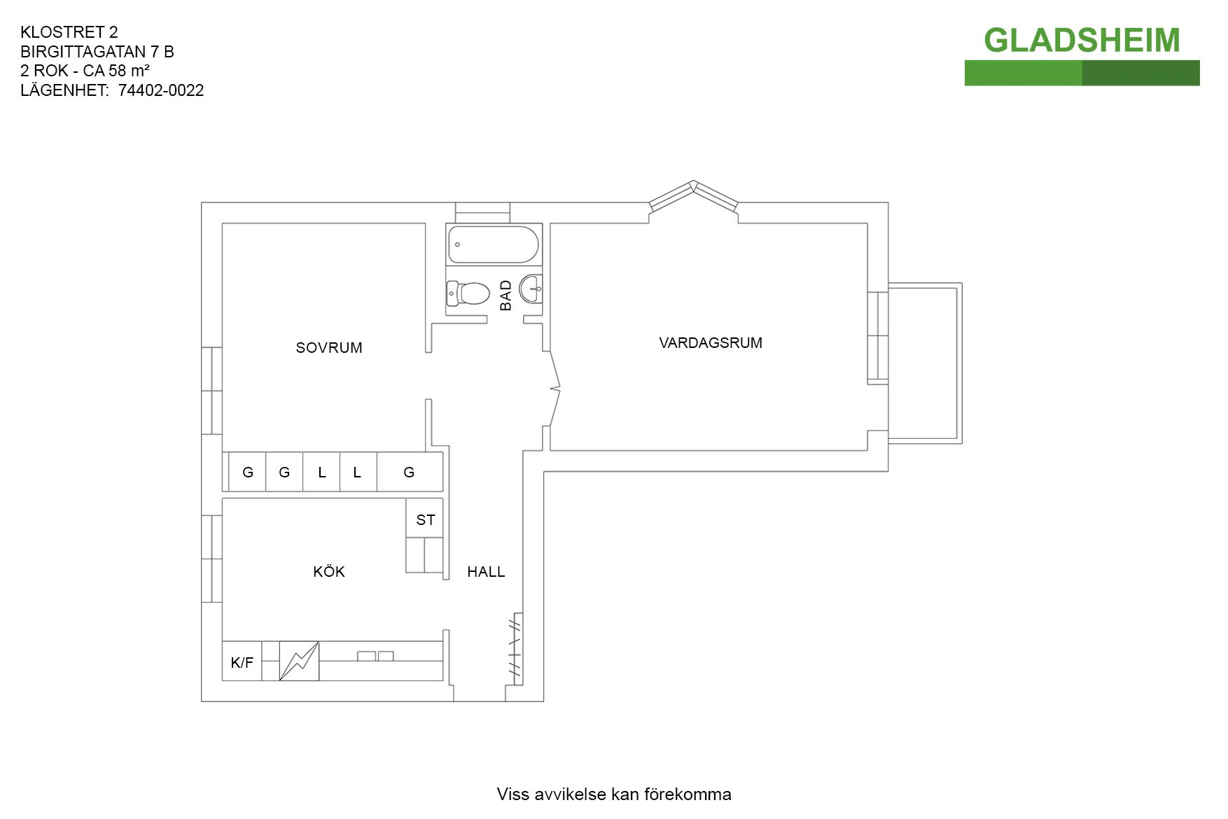 2 rok · 58 m² i Arboga – bild 7