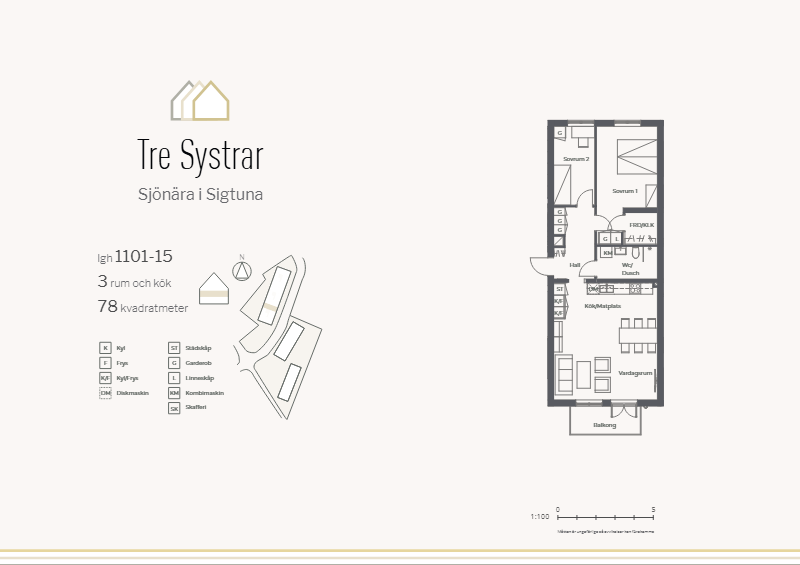 3 rok · 78 m² i Sigtuna – bild 10
