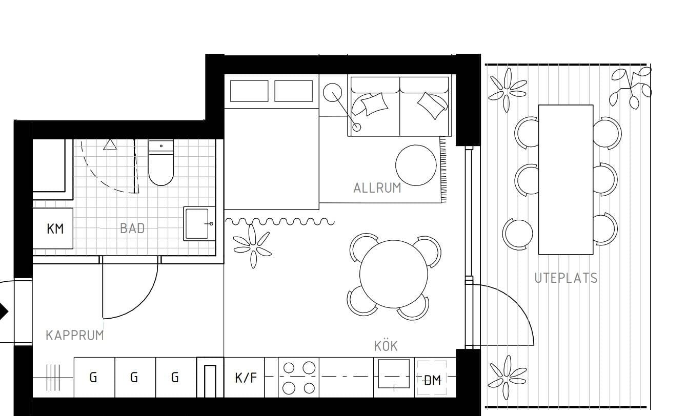 1 rok · 27 m² i Hässelby – bild 3