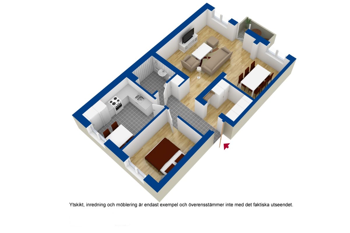 2 rok · 65 m² i Borås – bild 2