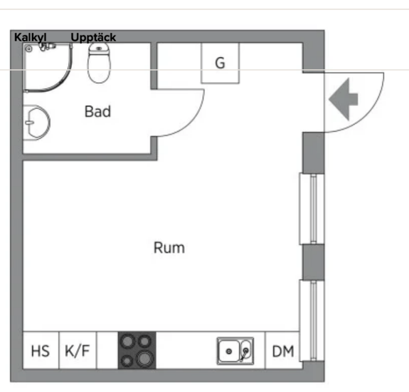 1 rok · 22 m² i Bromma – bild 5