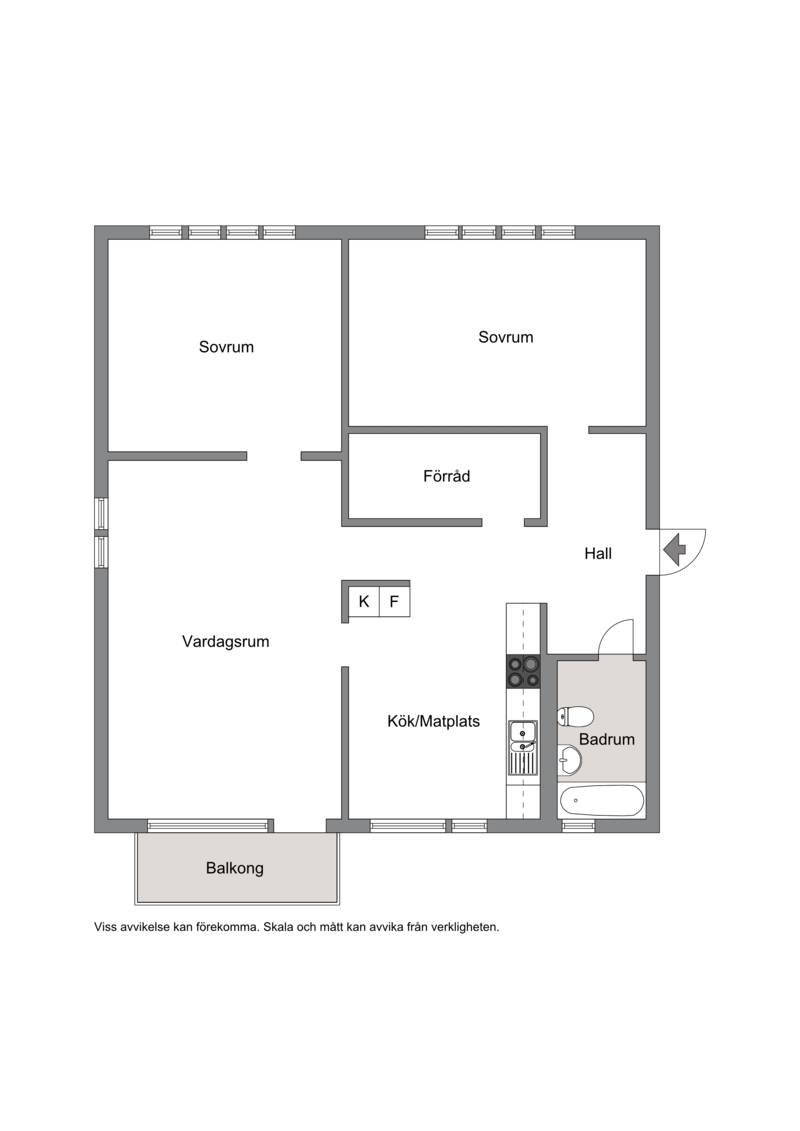 Lägenhet, 3 rooms, 82 sqm, Stockholm – bild 2