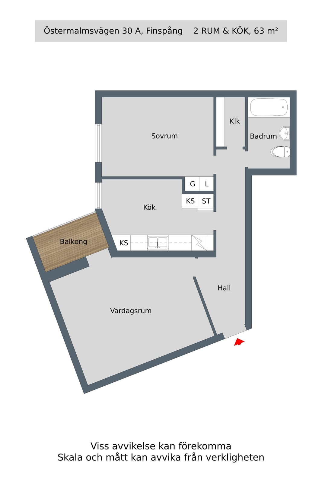 2 rok · 63 m² i Finspång – bild 7