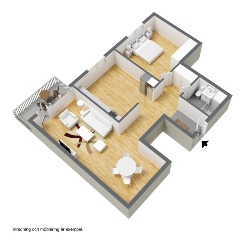 2 rok · 60 m² i Helsingborg – bild 6