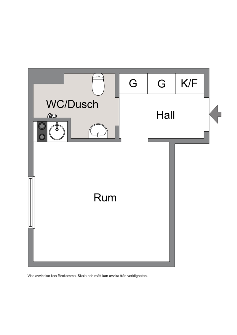 Lägenhet, 1 rooms, 21 sqm, Karlstad – bild 14