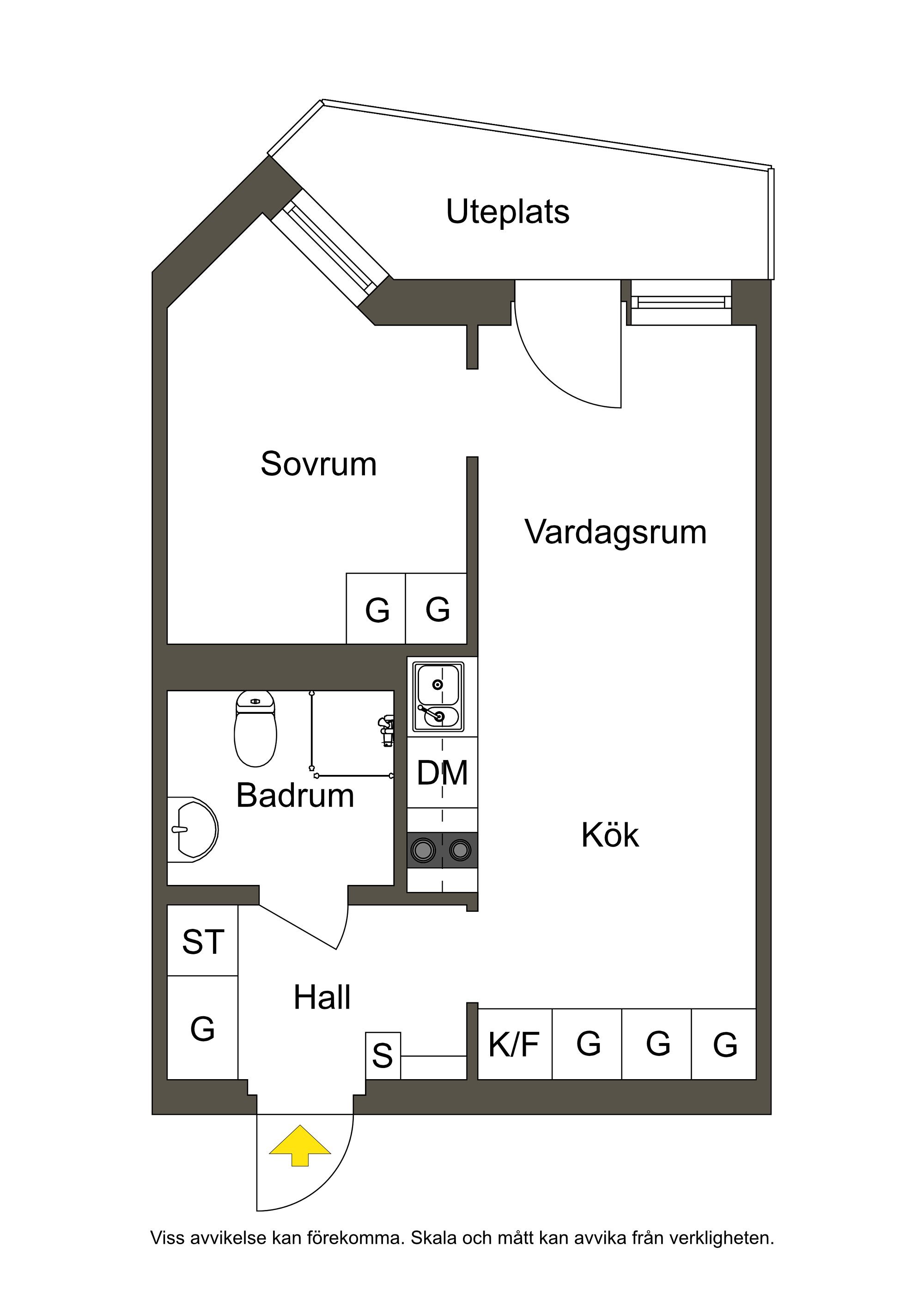 Lägenhet, 2 rooms, 37 sqm, Huddinge – Huddinge