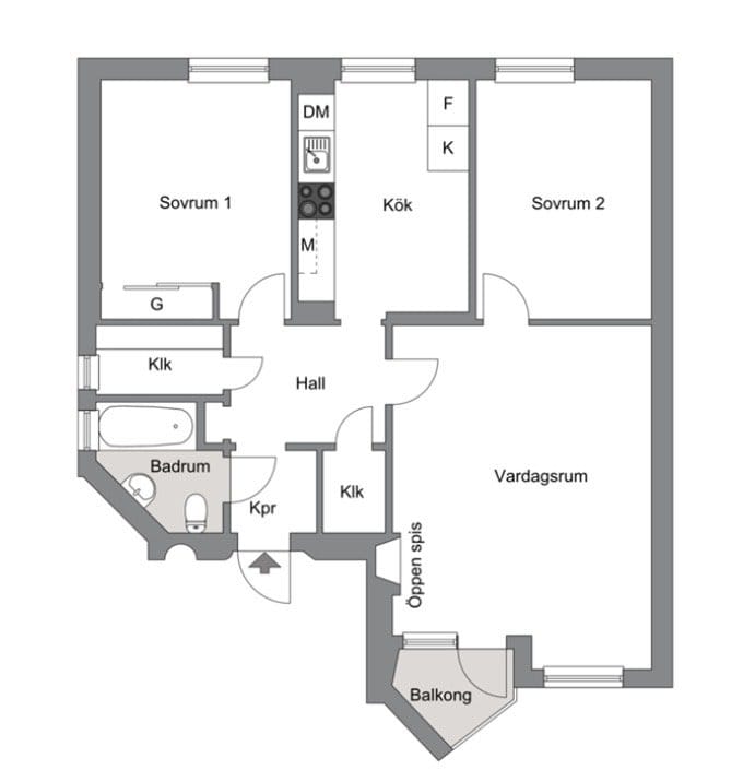3 rok · 67 m² i Hägersten – bild 2