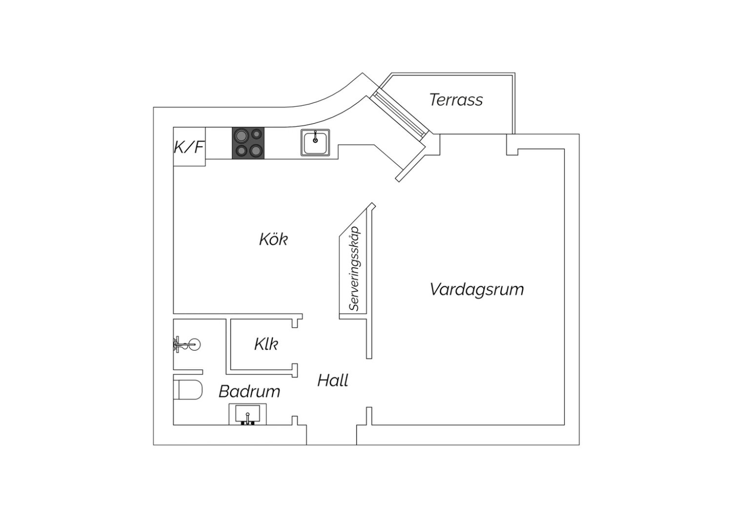 Lägenhet, 1 rooms, 35 sqm, Stockholm – bild 8