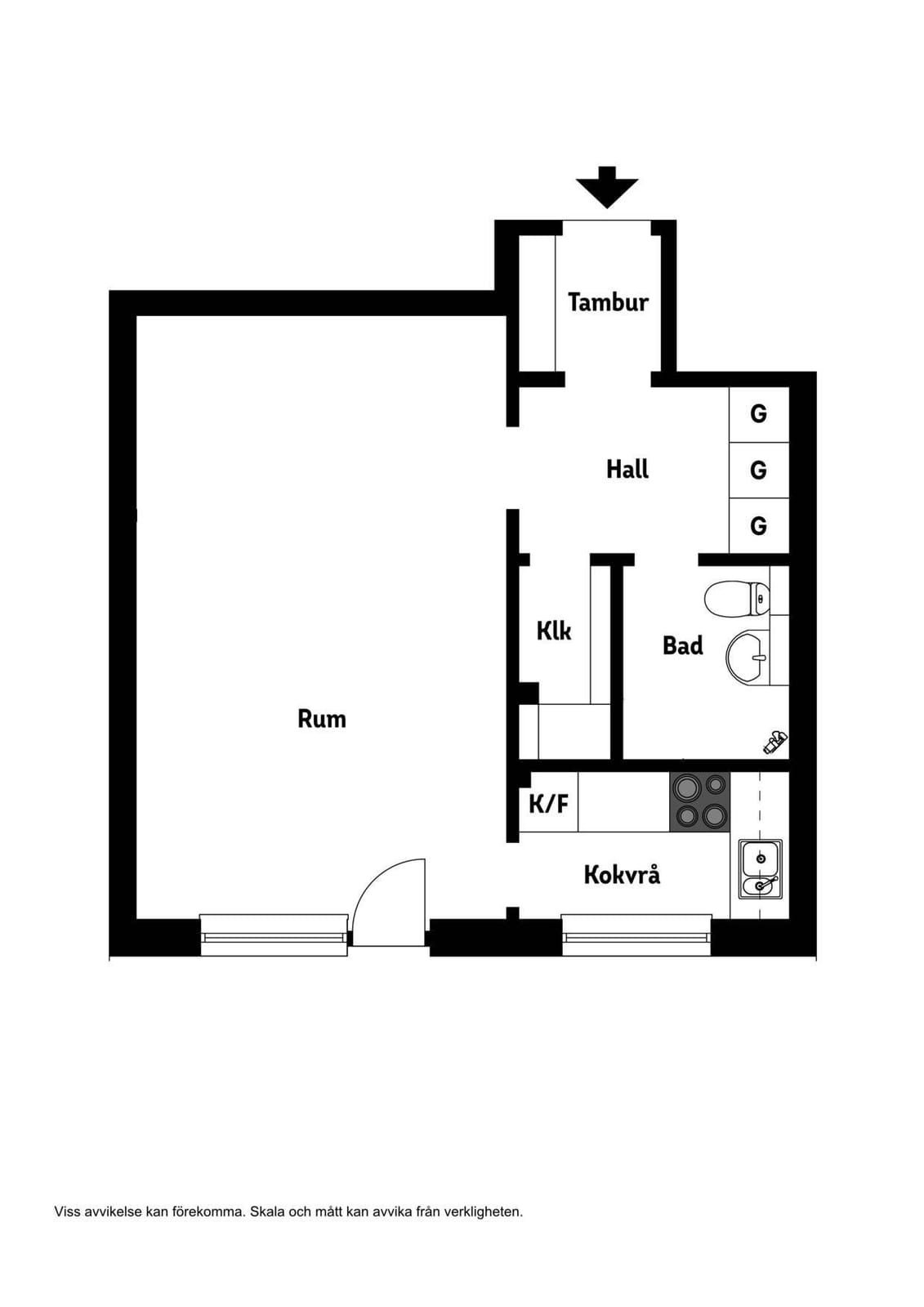 1 rok · 38 m² i Karlstad – bild 5