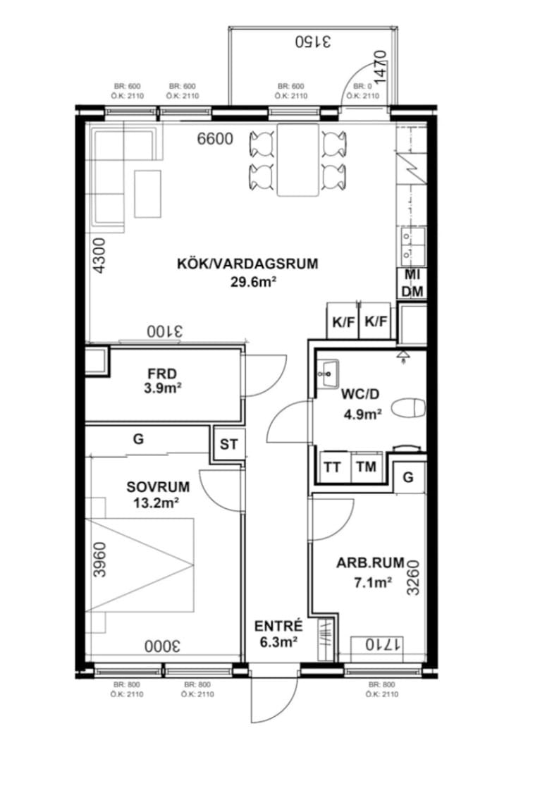 3 rok · 69 m² i Gävle – bild 11