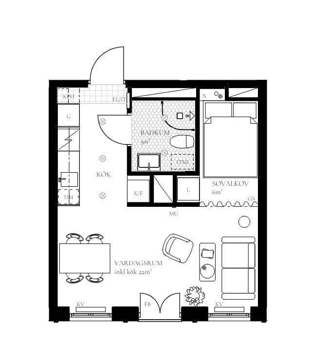 2 rok · 32 m² i Stockholm – bild 5