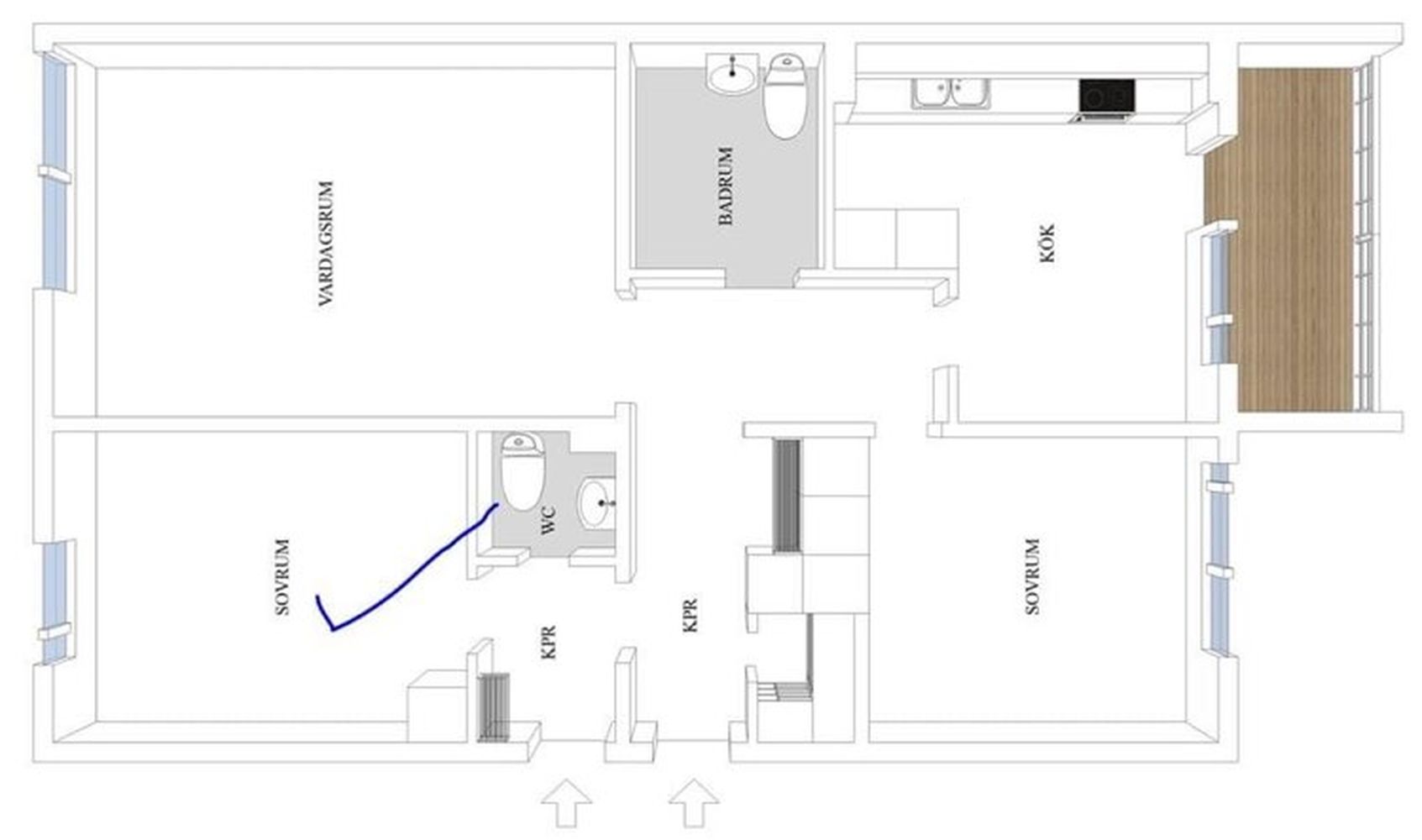 Lägenhet, 1 rooms, 22 sqm, Upplands Väsby, Stockholm – bild 5