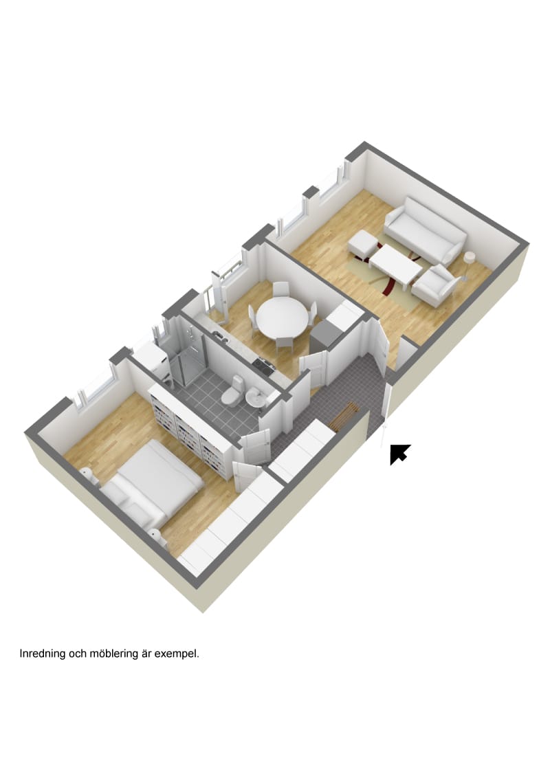2 rok · 58 m² i Linköping – bild 2