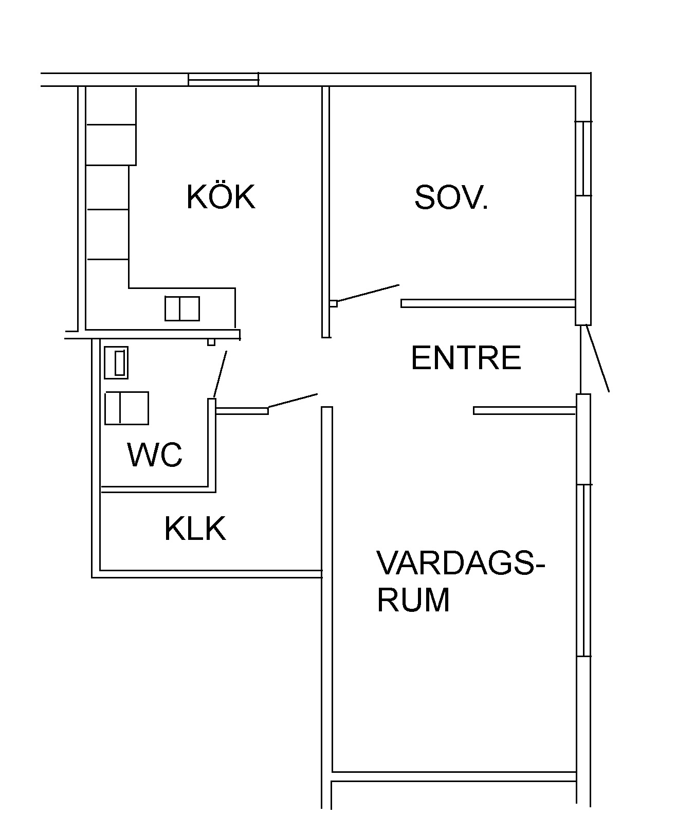 Lägenhet, 2 rooms, 54 sqm, Söderåkra – bild 4