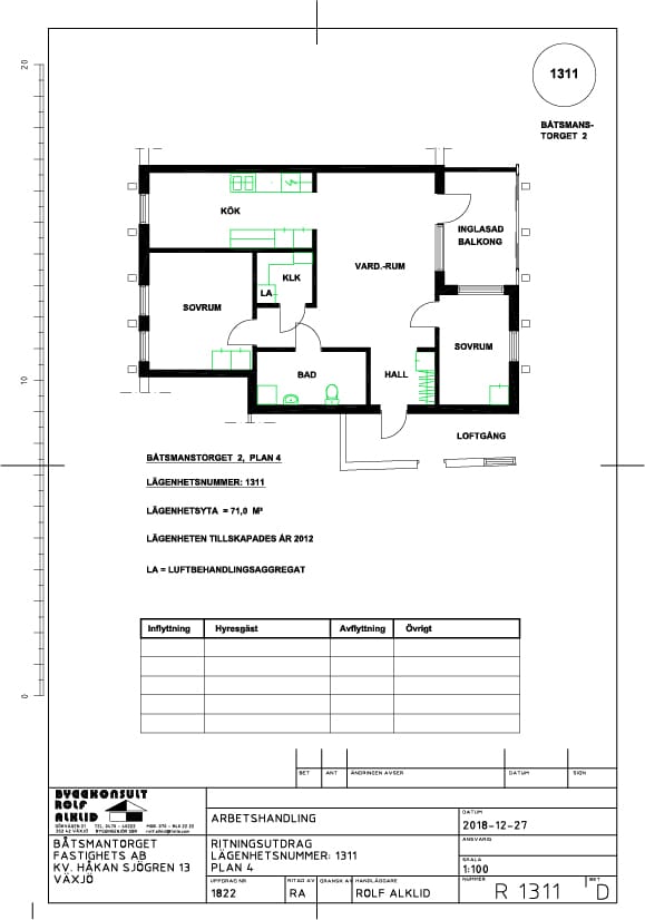 3 rok · 71 m² i Växjö – bild 2