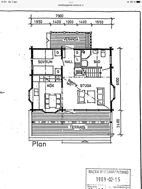 3 rok · 60 m² i Saltsjöbaden – bild 3