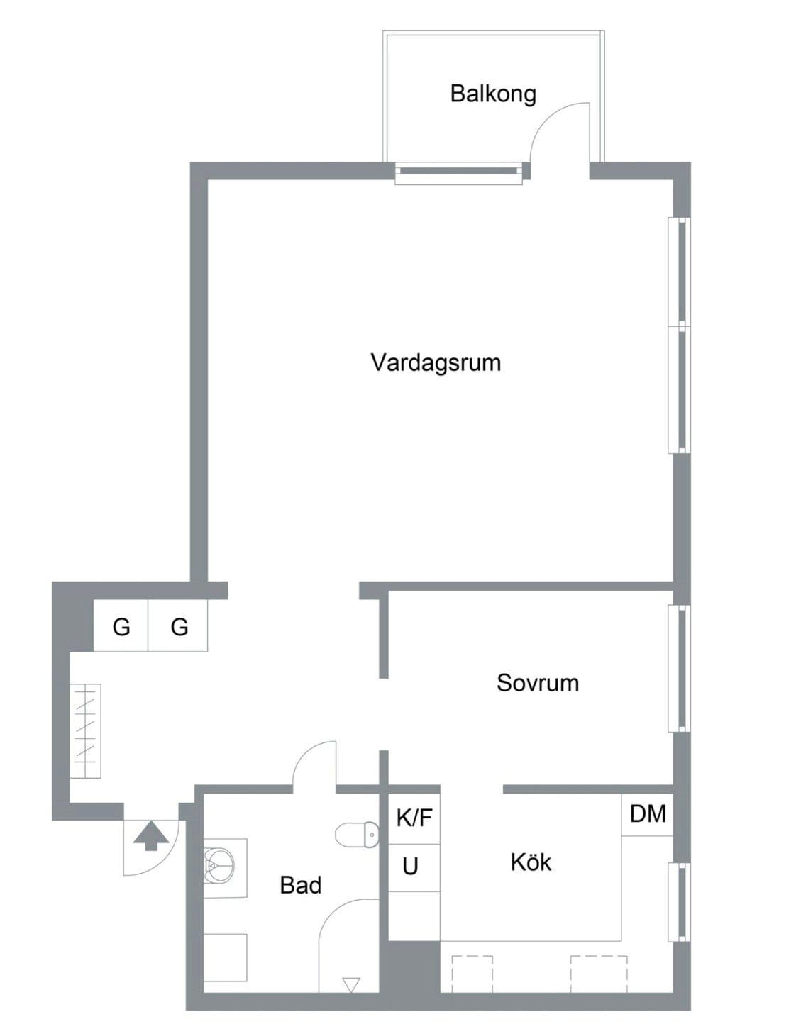 2 rok · 43 m² i Örebro – bild 11