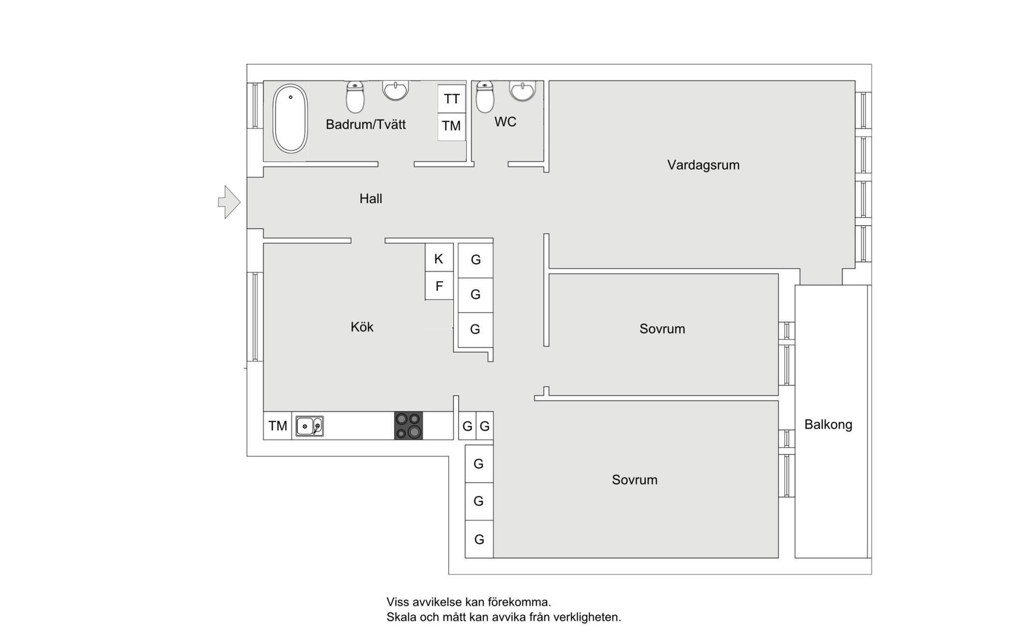Lägenhet, 3 rooms, 83 sqm, Älvsjö – bild 23