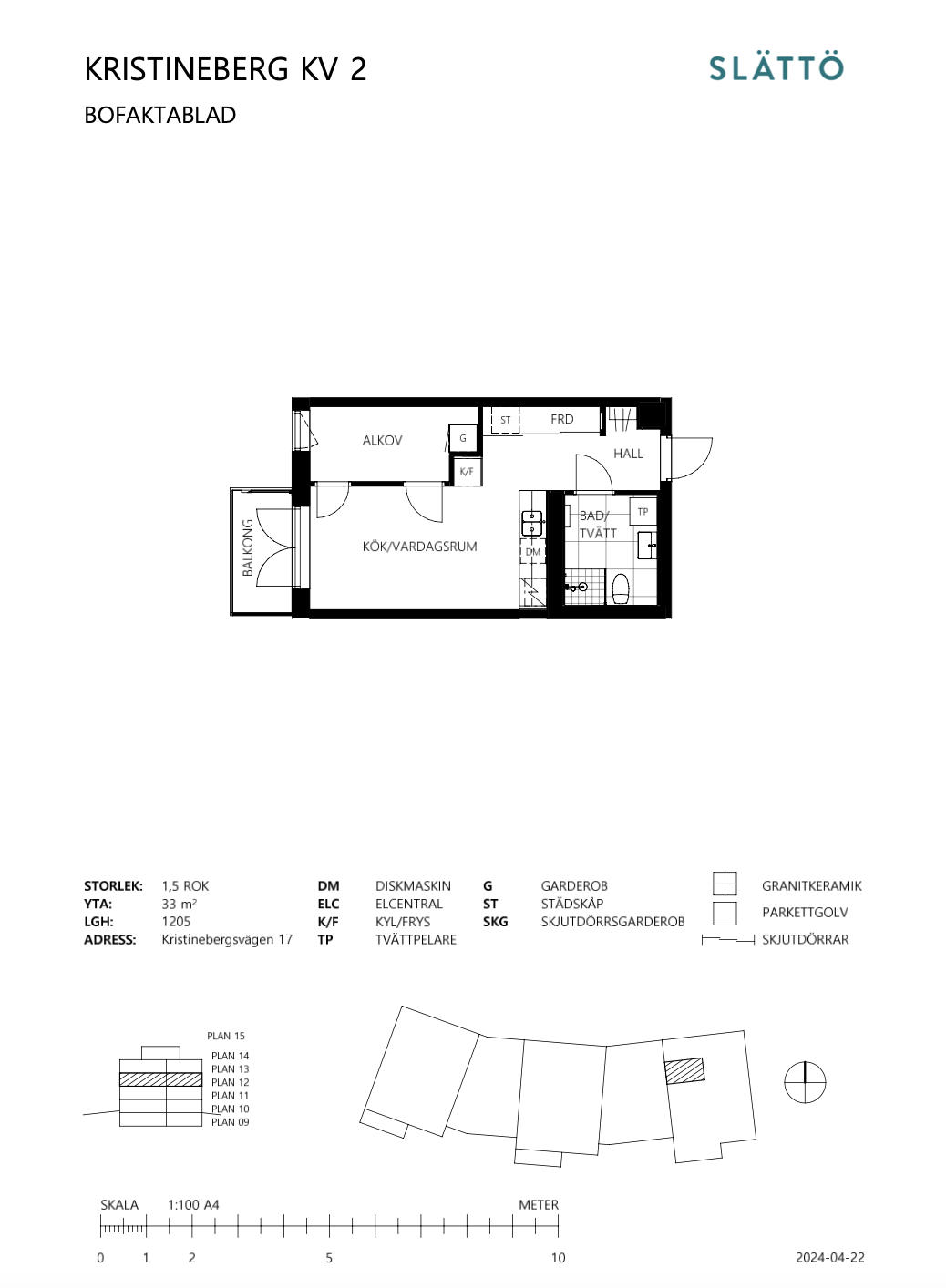 Lägenhet, 2 rooms, 33 sqm, Vallentuna – bild 17