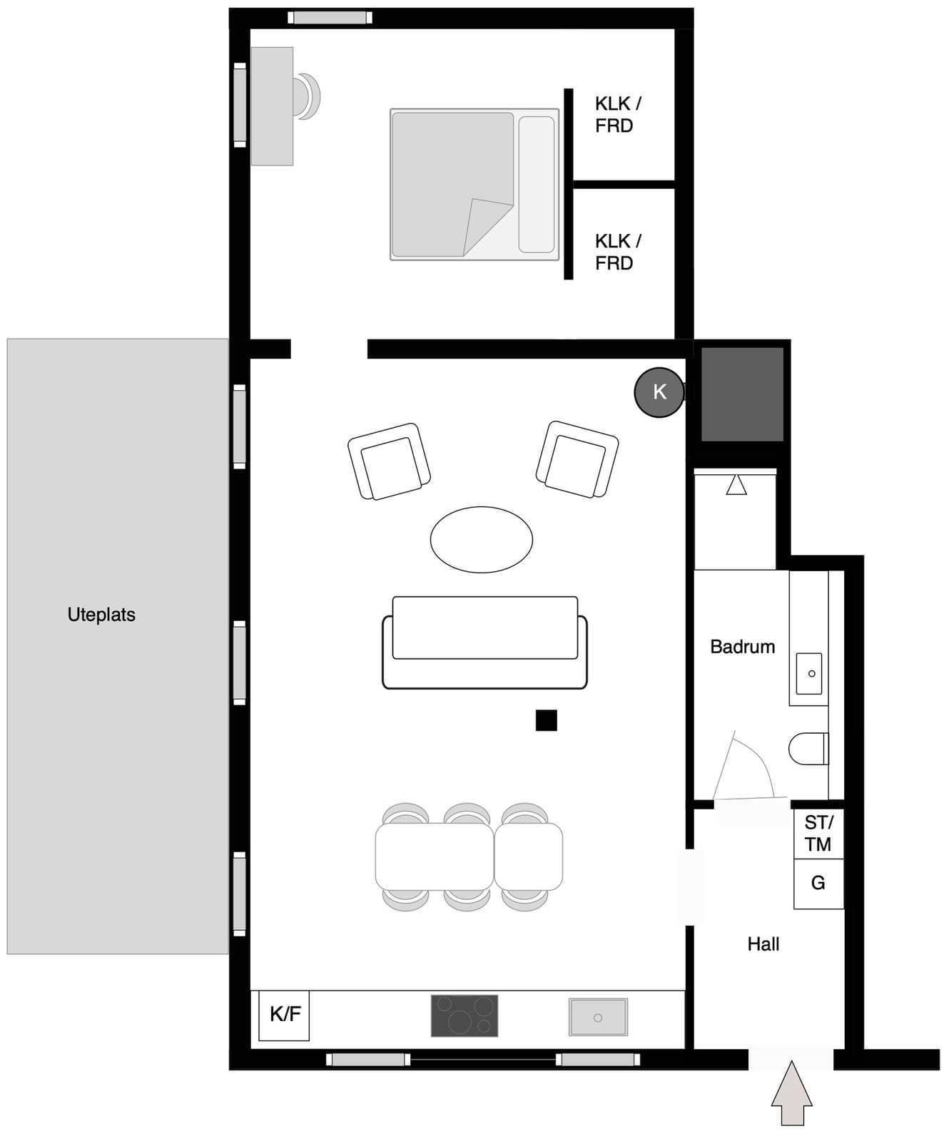 2 rok · 75 m² i Västerås – bild 10