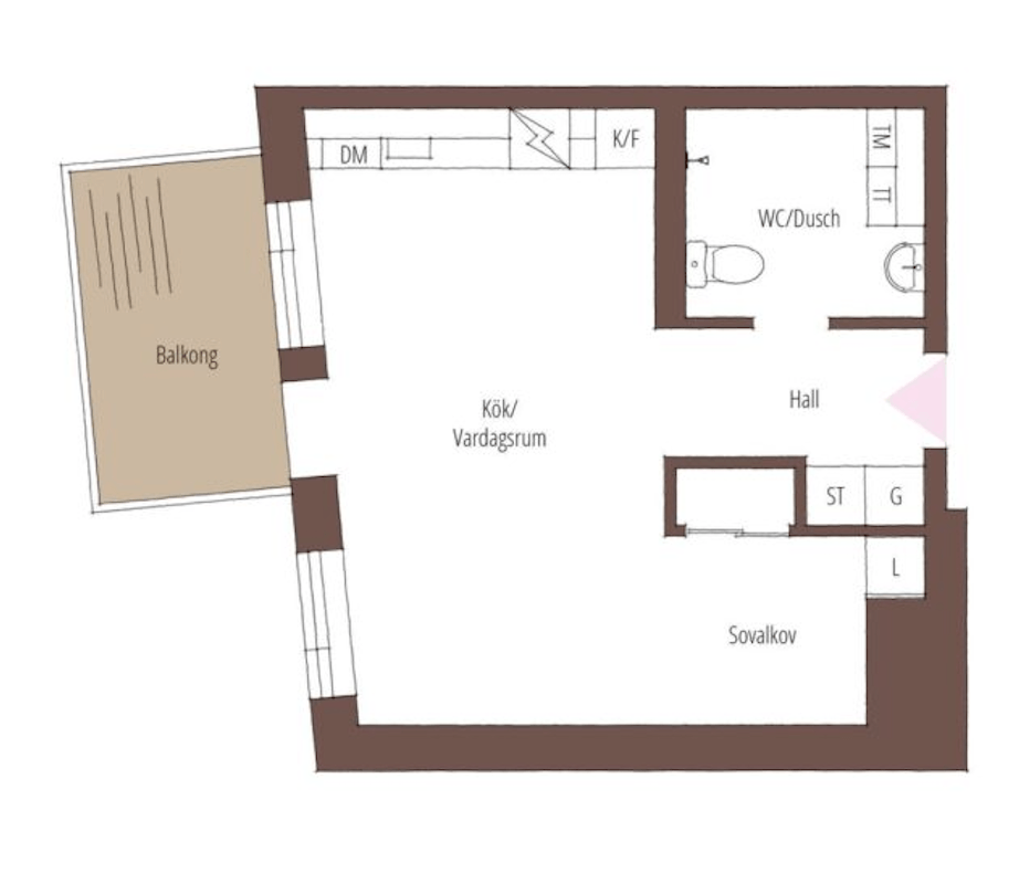2 rok · 38 m² i Halmstad – bild 8