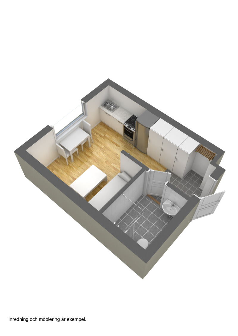 Lägenhet, 1 rooms, 31 sqm, Karlstad – bild 2