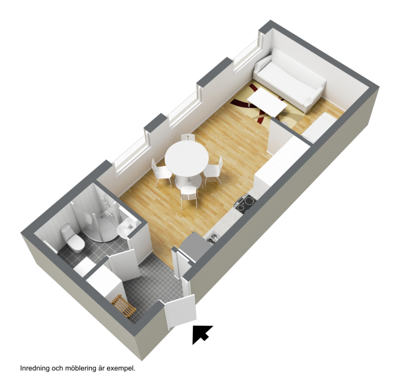 Lägenhet, 1 rooms, 33 sqm, Linköping – bild 6