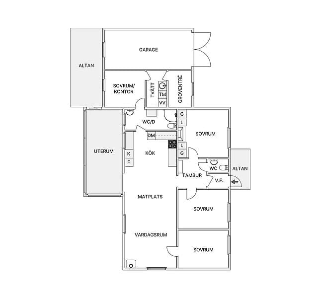 5 rok · 100 m² i Gällivare – bild 2