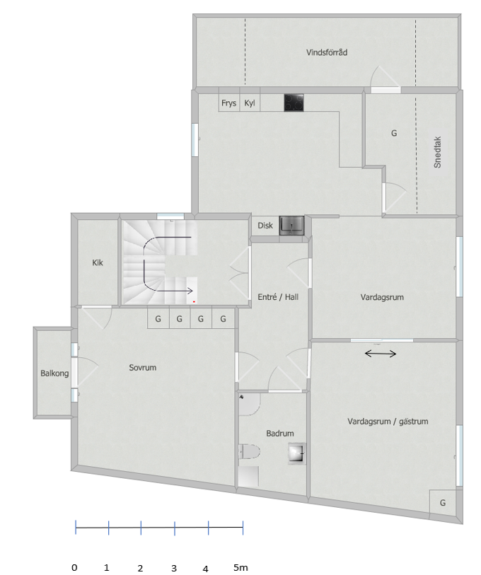 Lägenhet, 3 rooms, 95 sqm, Nybro – bild 2