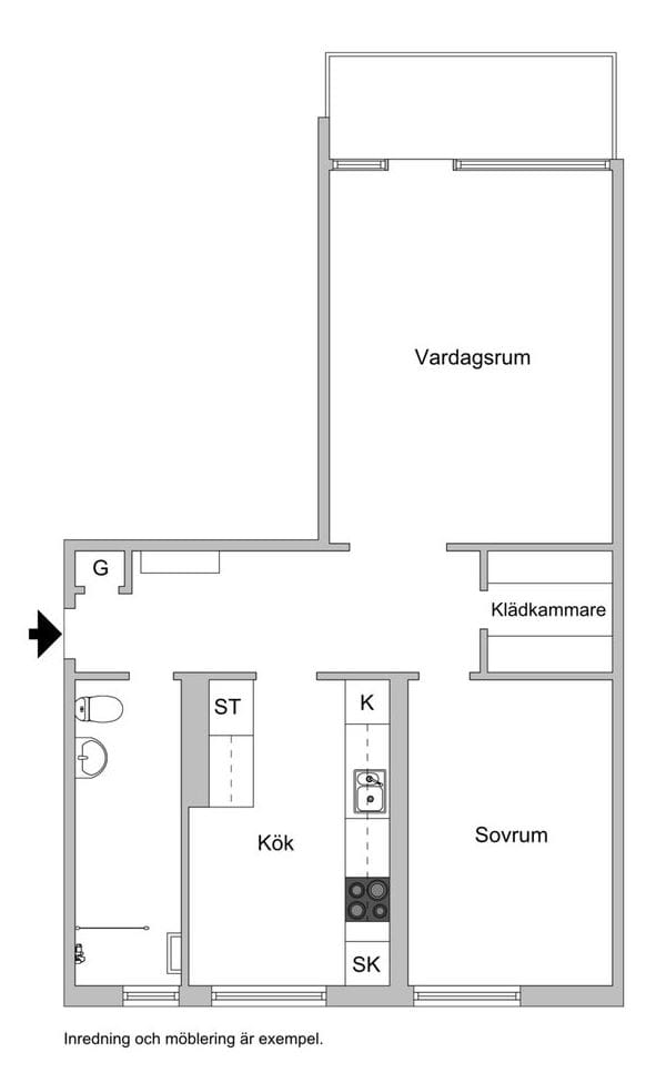 2 rok · 67 m² i Halmstad – bild 3