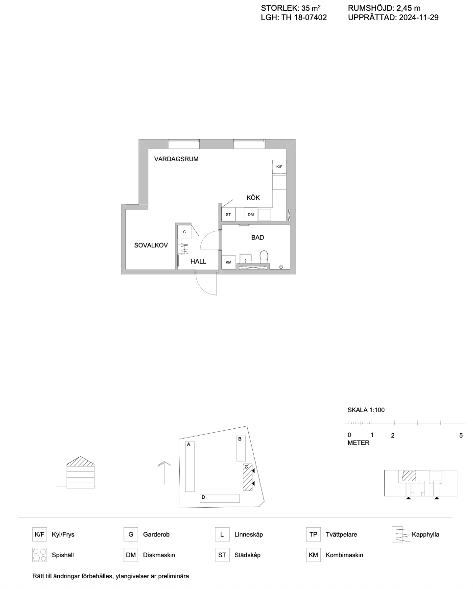 Lägenhet, 1 rooms, 35 sqm, Trelleborg – bild 5