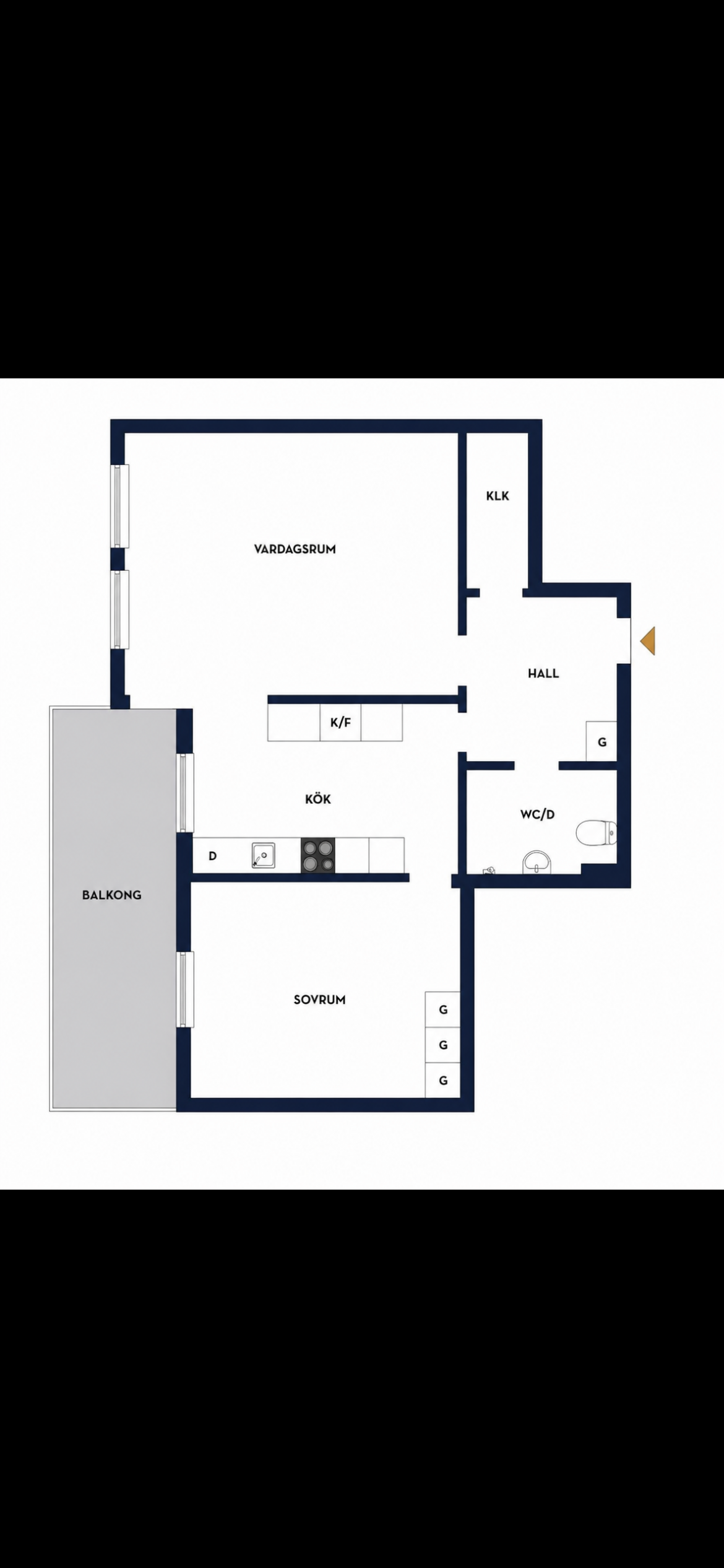 Lägenhet, 2 rooms, 67 sqm, Helsingborg – bild 14
