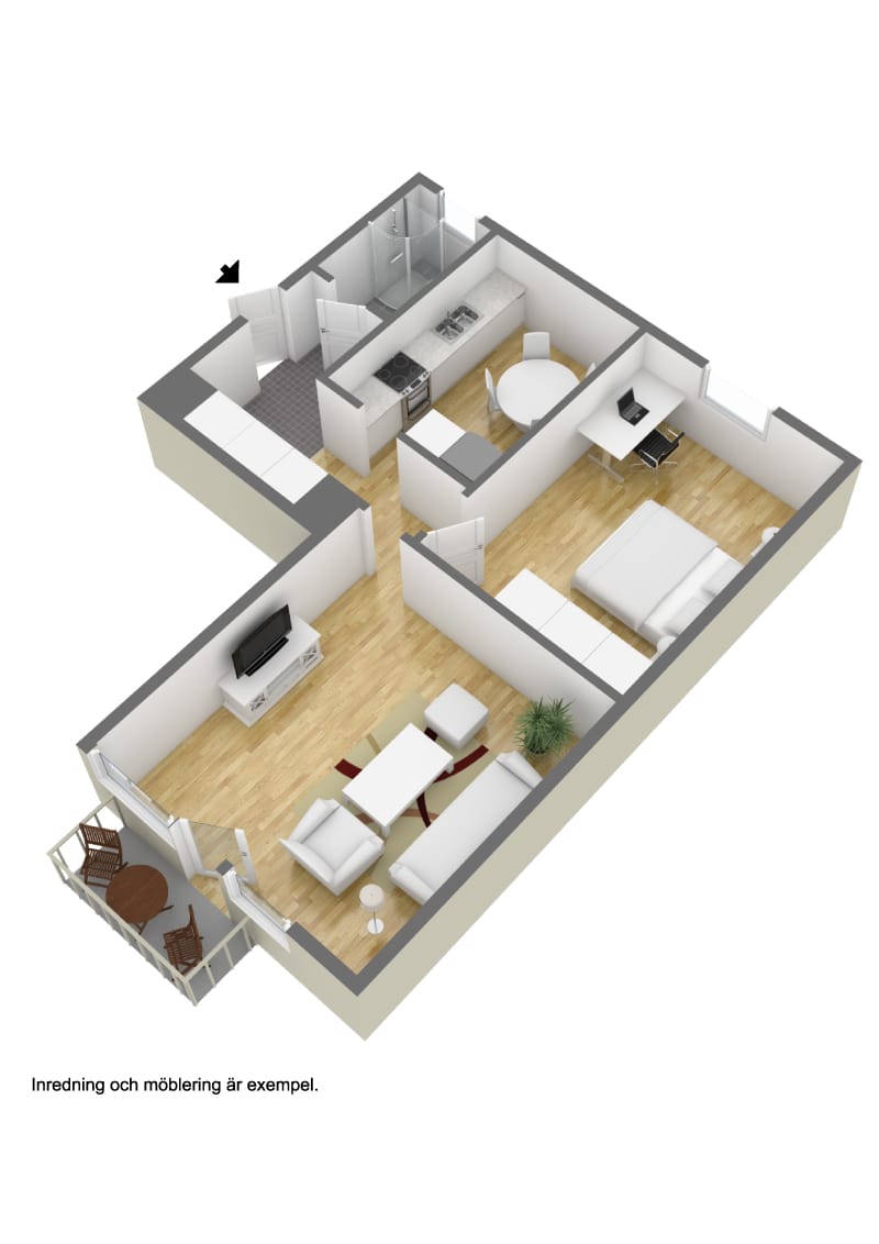 2 rok · 56 m² i Borås – bild 8