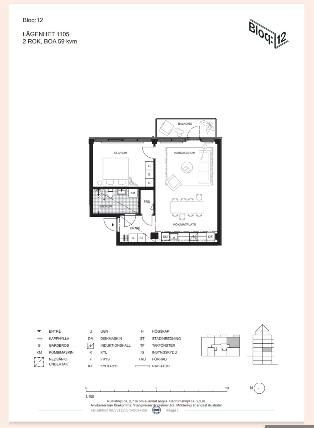 2 rok · 59 m² i Sundbyberg