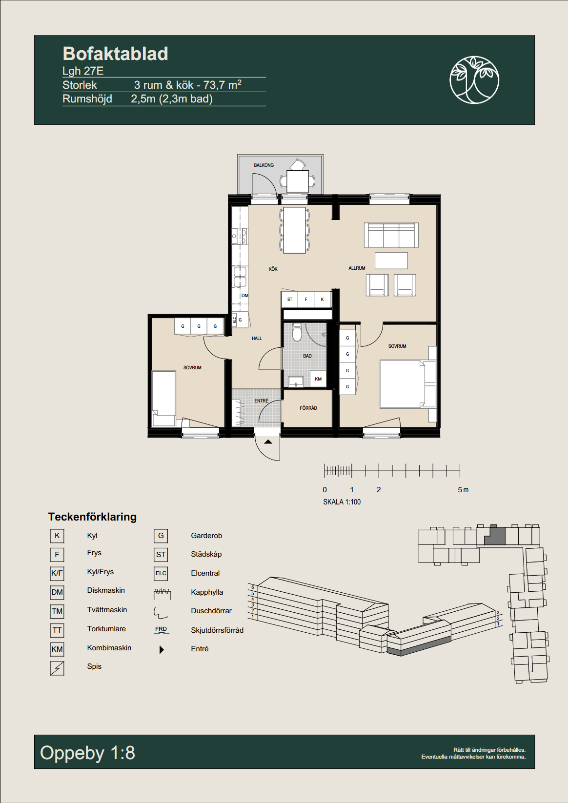 3 rok · 73 m² i Nyköping – bild 10