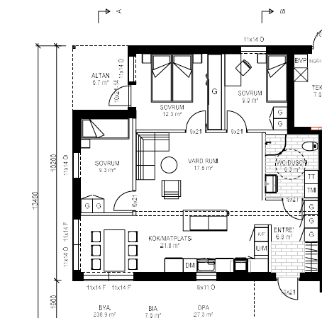 4 rok · 87 m² i Lerum – bild 19