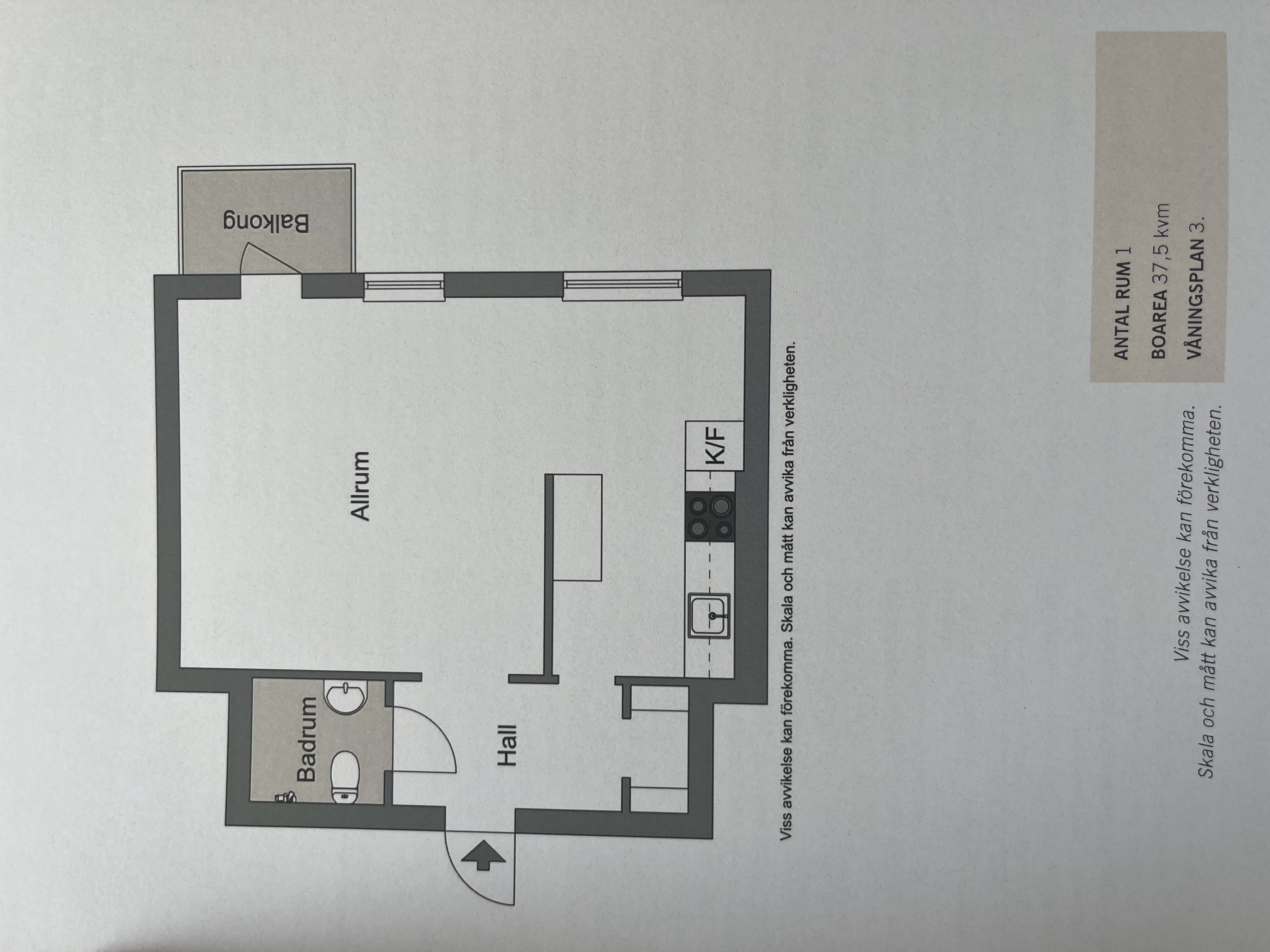 Lägenhet, 1 rooms, 38 sqm, Örebro – bild 6